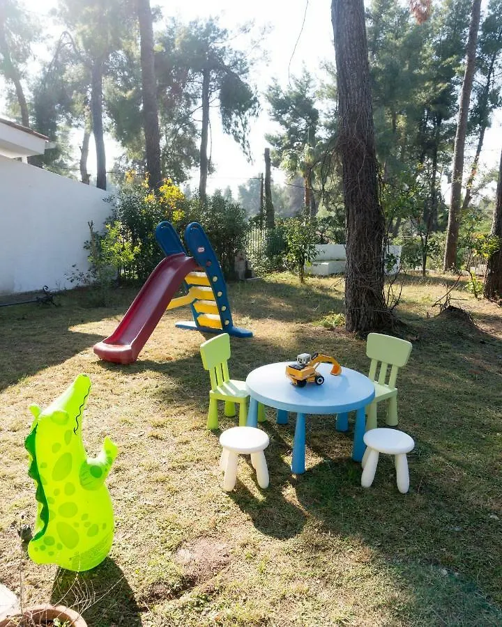 Villa Aurora In Sani With Garden And Pool Greece