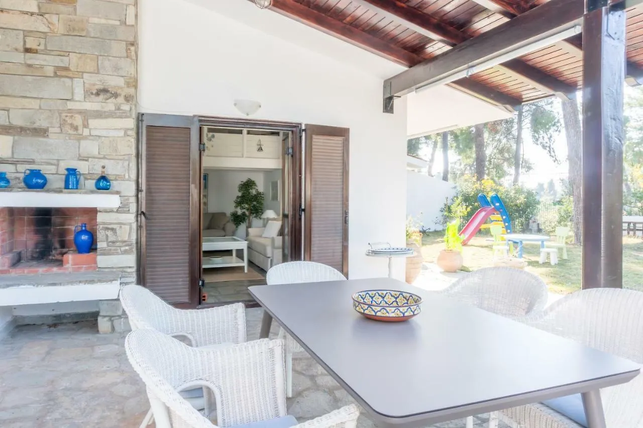 Villa Aurora In Sani With Garden And Pool Greece