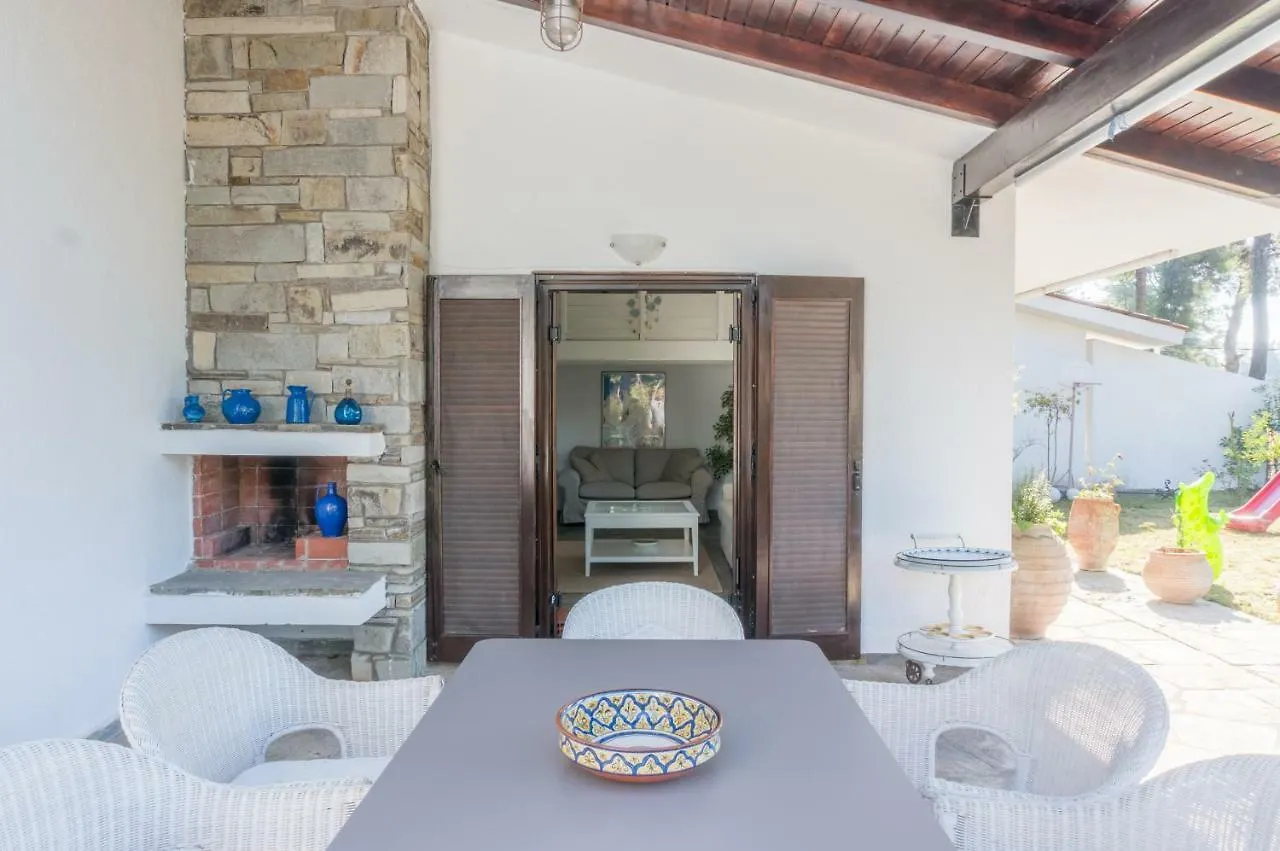 Villa Aurora In Sani With Garden And Pool Greece