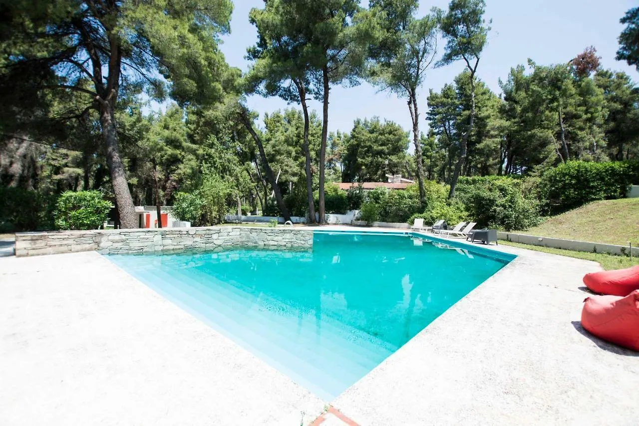 Villa Aurora In Sani With Garden And Pool Greece